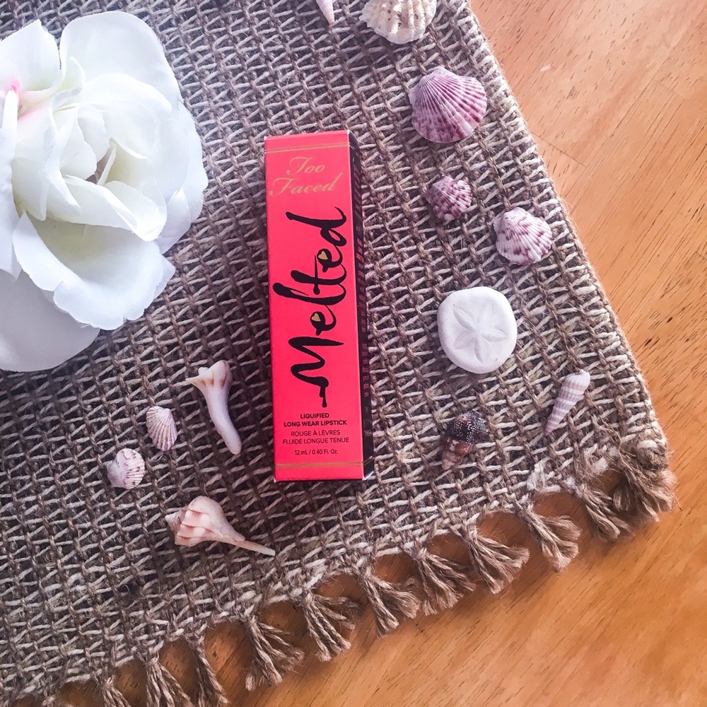 New Too faced Melted Coral liquid lipstick!